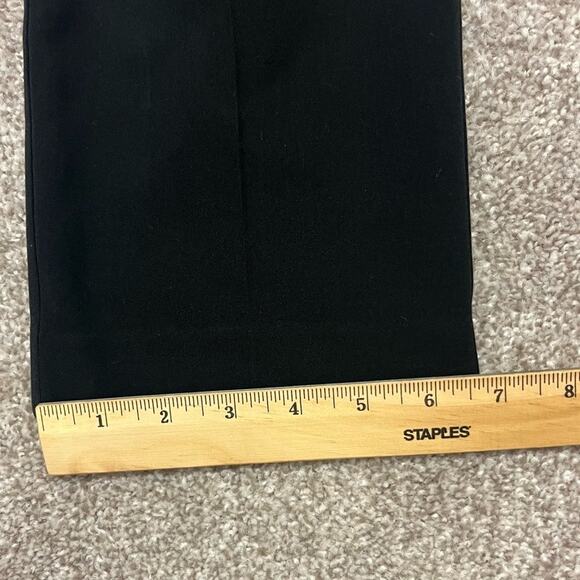 Michael Kors Black Pleated Front Pants Size 10 Casual Slacks Career Business - Picture 11 of 13